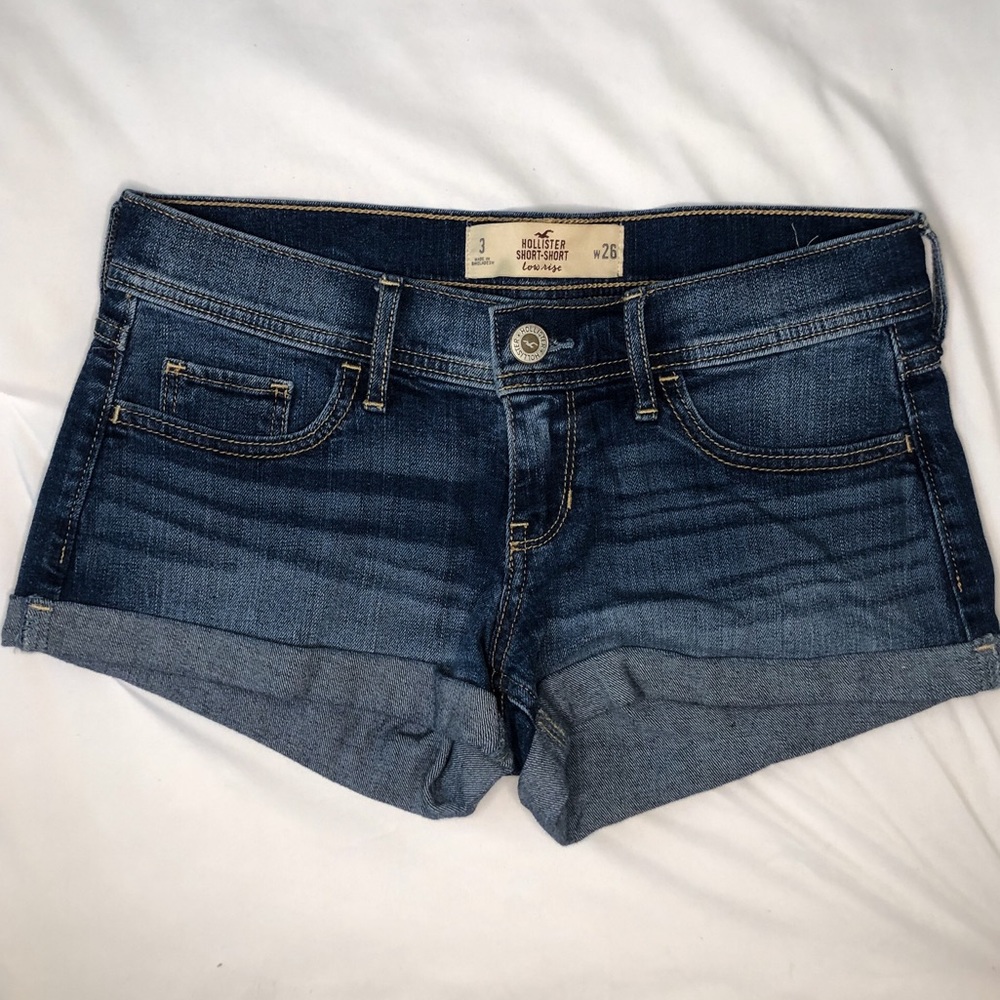 Hollister Low Rise Denim Shorts